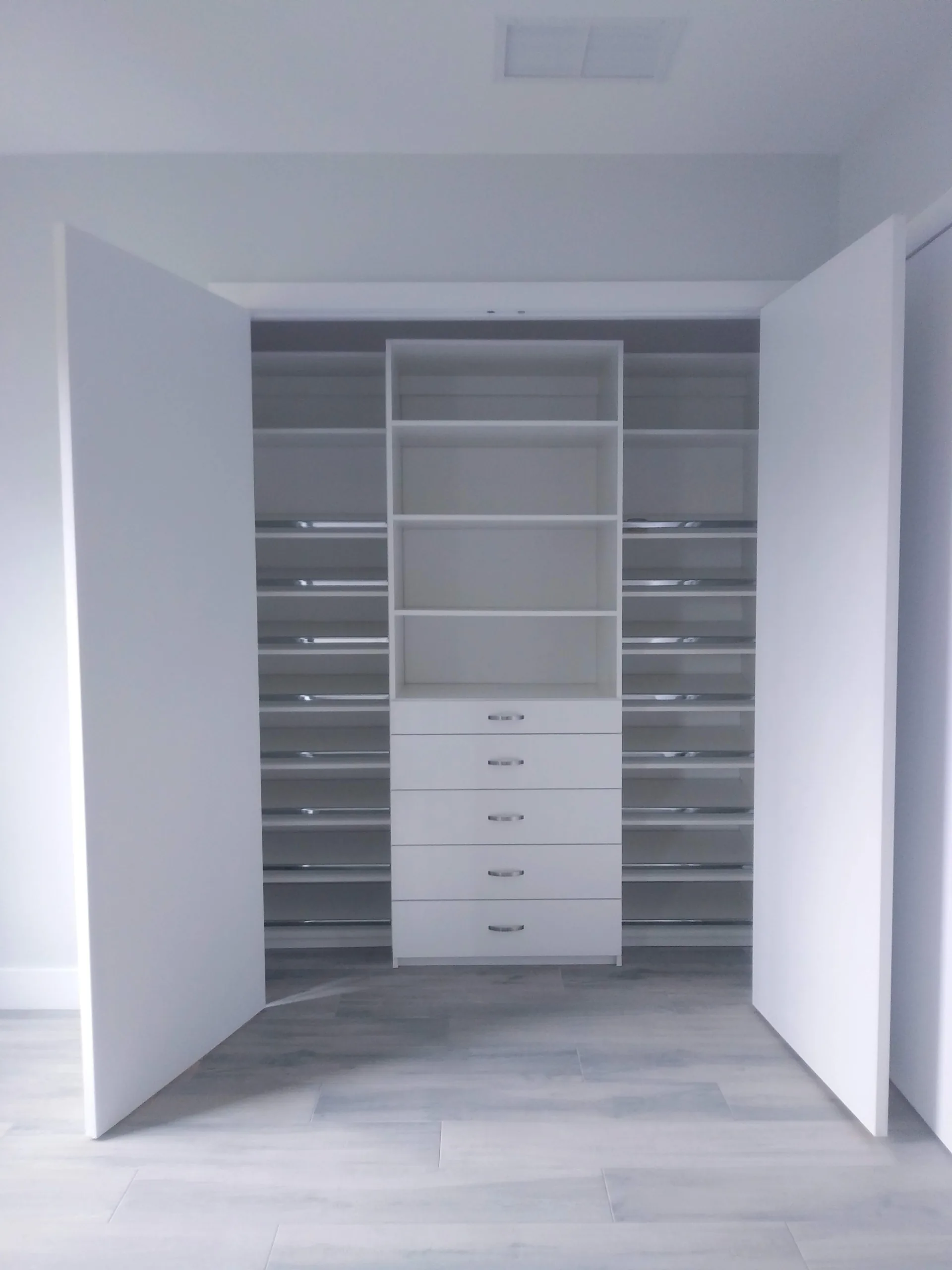 Custom shoe storage